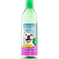 Добавка у воду TropiClean Fresh Breath + Hip & Joint Тропіклін "Підтримка суглобів" з глюкозаміном, для собак, 473 мл