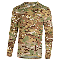 Camo Tec лонгслів Chiton 2.0 Coolpass Antistatic Multicam, тактичний лонгслів мультикам, військова футболка