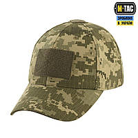 M-Tac бейсболка тактическая рип-стоп ММ14, мужская кепка пиксель, военная кепка, армейская кепка с липучкой
