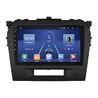 Штатная магнитола Lesko для Suzuki Vitara II 2014-2019 экран 9" 4/32Gb 4G Wi-Fi GPS Top - htpk
