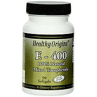 Витамин Е Healthy Origins смесь токоферолов Vitamin E 400 МЕ 90 капсул (HO15144) Mix