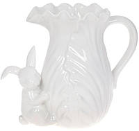Керамический кувшин с фигуркой кролика Bona Whites 1450 мл Белый DP119908 UP, код: 7597259