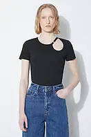 Urbanshop Футболка KSUBI Arise Cut Out Ss Tee Black жіноча колір чорний WSP24TE012 РОЗМІРИ ЗАПИТУЙТЕ