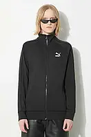 Urbanshop Куртка Puma T7 Track жіночий колір чорний однотонна 624328 РОЗМІРИ ЗАПИТУЙТЕ