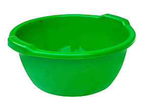 Таз пластиковий харчовий "Глобус" 9 літрів Ø 35 см h=15 см (Горизонт)