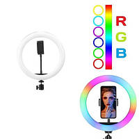 Селфи-лампа Led кольцо BSM MJ33 RGB 33 см (DL 81561655) Mix