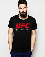 Мужская спортивная футболка (ЮФС) UFC, турецкий трикотаж S L