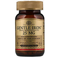 Железо хелатное Solgar Gentle Iron 25 мг 90 капсул Mix