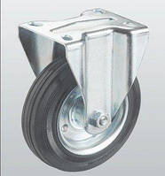 Колесо неповоротное SNB PROFI с крепёжной панелью 200 мм (1407-PF-200-R) Mix