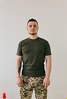 Качественная мужская легкая тактическая футболка летняя олива хб футболки хлопок армейские ARMY 48