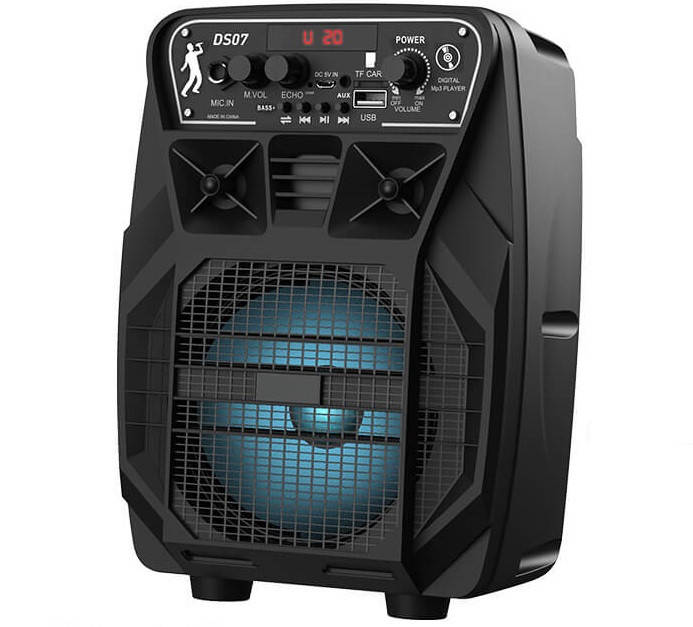 

Портативная Bluetooth колонка HOCO DS07 с микрофоном, черная