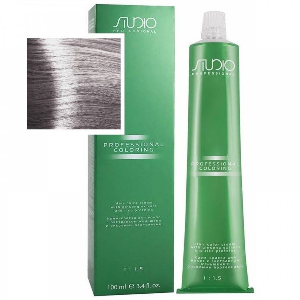 

Крем-Краска Для Волос KAPOUS Studio 8.12 Светлый Пепельно-Жемчужный Блондин, 100 Мл