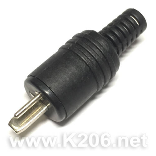 

РАЗЪЕМ "ТОЧКА - ТИРЕ" Штекер колоночный 2 pin, HQ, кабель под винт, "точка - тире"