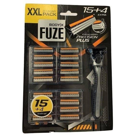 

Станок для бритья мужской Body-X Fuze (1 станок+19 запасок)