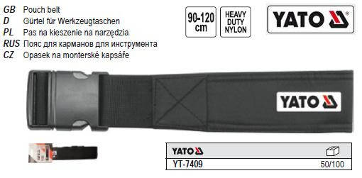

Пояс YATO Польша для карманов для инструмента 90-120 см YT-7409