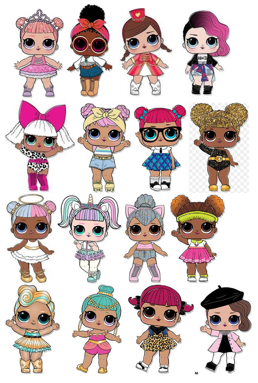 

Вафельная картинка "Кукла Лол 28"