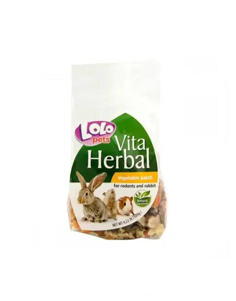 

Lolo Pets Herbal Овощная грядка для грызунов 100 г