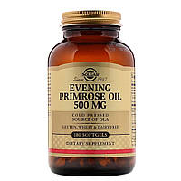 Масло примулы вечерней Solgar 500 мг Evening Primrose Oil 180 желатиновых капсул (SOL01043) Mix
