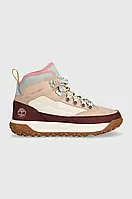 Urbanshop com ua Черевики Timberland GS Motion6 Mid F/L WP жіночі колір бежевий на плоскому ходу TB0A2MVHDR11