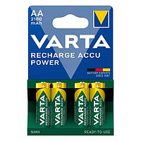 Перезаряжаемые батарейки АА VARTA ACCU AA 2100mAh BLI 4 шт N UP, код: 8365252