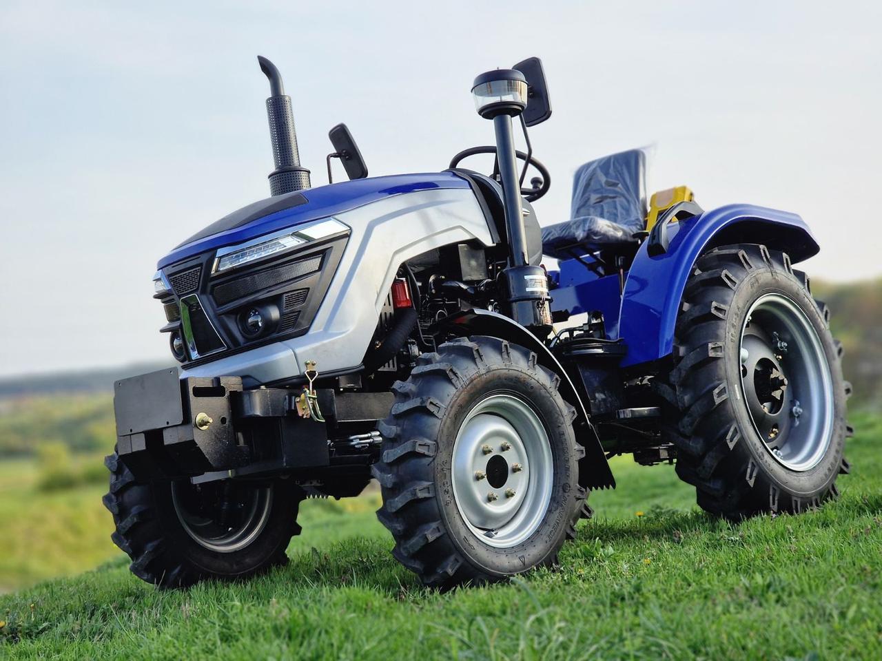 Не трактор - ТАНК. Мінітрактор TERRA FORCE 3254HX, двигун КМ385, широкі шини, прижимна гідравліка, рівна підлога
