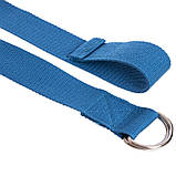 Ремінь для йоги SP-Sport FI-4943 183x3,8 см, фото 9