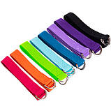 Ремінь для йоги SP-Sport FI-4943 183x3,8 см, фото 10