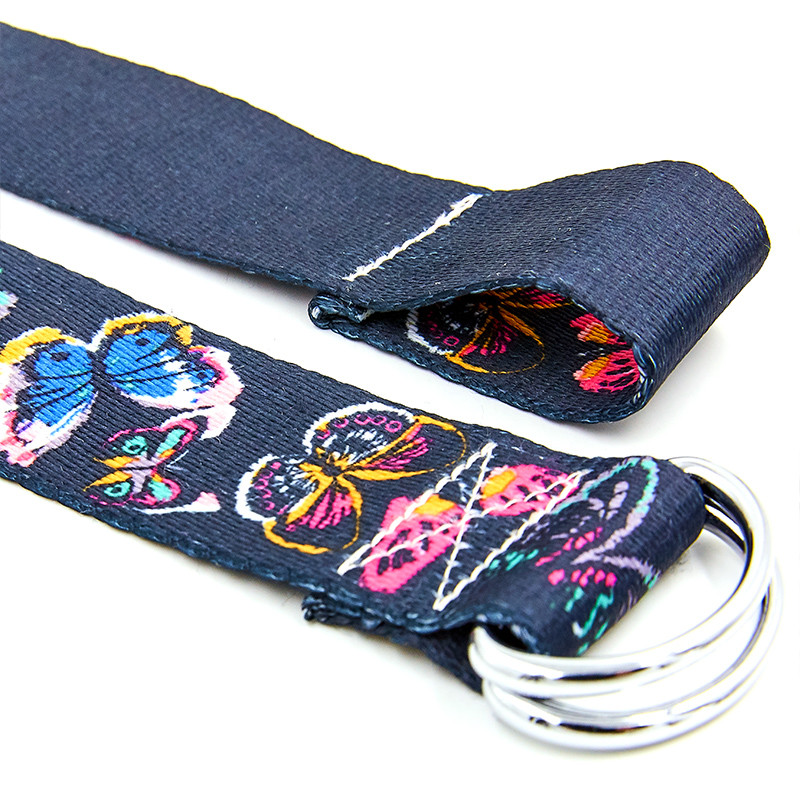 Ремінь для йоги кольоровий Мультиколор SP-Sport FI-6975-5 183x3.8 см, фото 1