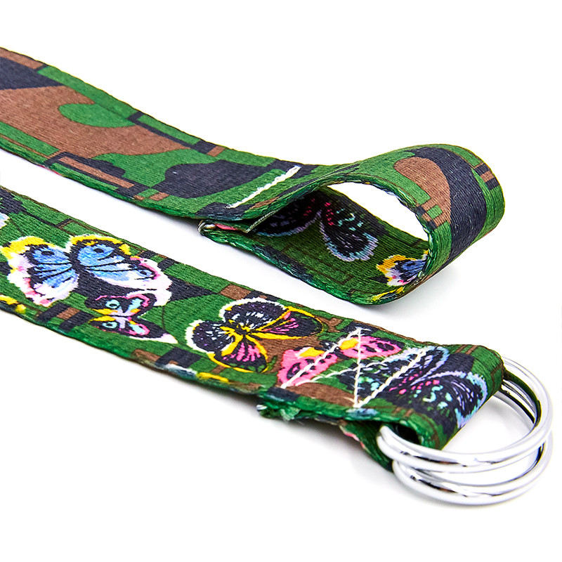 Ремінь для йоги кольоровий Мультиколор SP-Sport FI-6975-6 183x3.8 см, фото 1