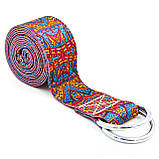 Ремінь для йоги кольоровий Мультиколор SP-Sport FI-6975-8183x3.8 см, фото 3