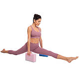 Блок для йоги опорний блок для фітнесу Record FI-5164, фото 6