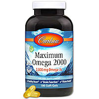 Максимальная Омега Carlson Labs 2000 мг 180 кап (27405) Mix