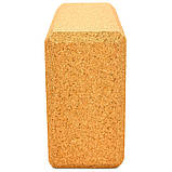 Блок для йоги корковий опорний блок для фітнесу SP-Sport FI-0831, фото 2