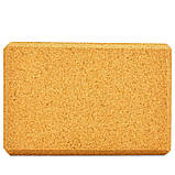 Блок для йоги корковий опорний блок для фітнесу SP-Sport FI-0831, фото 3