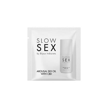 Пробник Bijoux Indiscrets Sachette Arousal CBD - SLOW SEX, фото 1