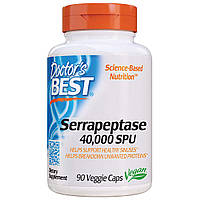 Серрапептаза Serrapeptase Doctor's Best 40,000 SPU 90 капсул Mix