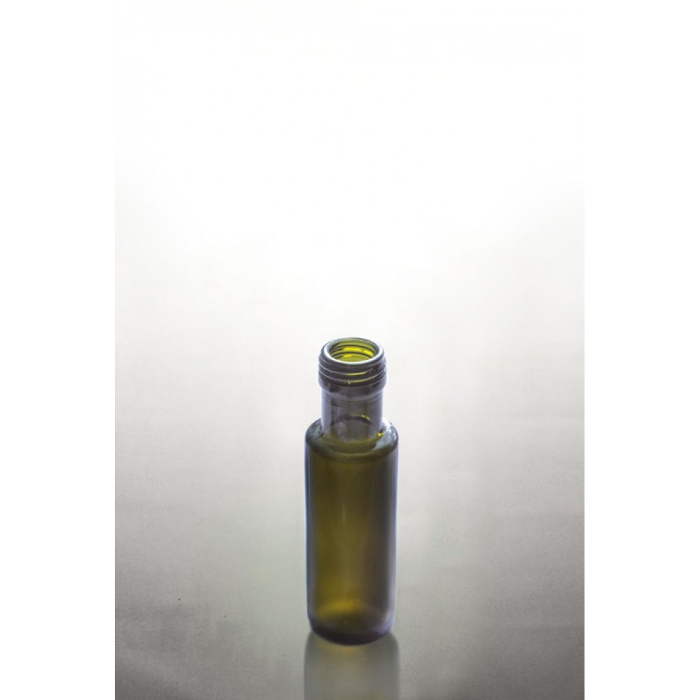 200 шт Пляшка скло Dorika 100 ml 31,5 оливкова упаковка +Корок 31,5х24 з дозатором на вибір