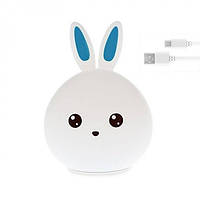 Силиконовый детский ночник Зайчик Dream Light - Bunny аккумуляторный, LED RGB 7 режимов свечения, мягкий