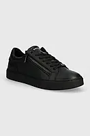 Urbanshop com ua Шкіряні кросівки Calvin Klein LOW TOP LACE UP W/ZIP колір чорний HM0HM01475 РОЗМІРИ ЗАПИТУЙТЕ