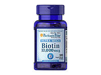 Биотин, Biotin, Puritan&#039;s Pride, 10000 мкг, 100 капсул