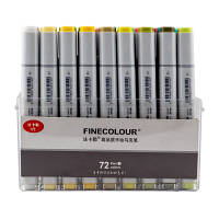 Набор маркеров Finecolour Sketchmarker, 72 цвета, 2 коробки (EF100-TB72)