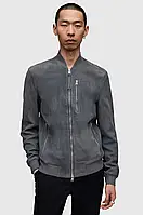 Urbanshop com ua Шкіряна куртка AllSaints чоловіча колір сірий перехідна РОЗМІРИ ЗАПИТУЙТЕ