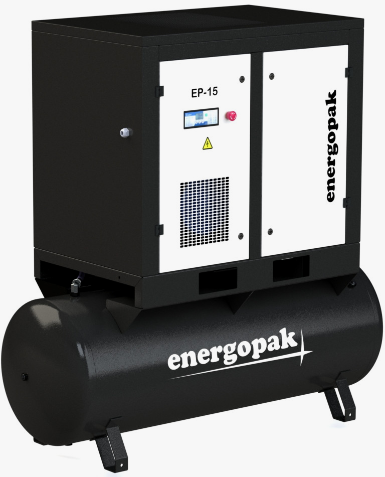 Винтовой компрессор Energopak EP 15-T270 с ресивером 270л 2000 л/хв, 10 бар, 15 кВт Не медли покупай! - фото 1 - id-p2151932418