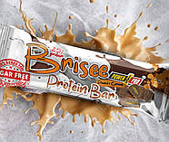 Протеїновий батончик BRISEE BAR з арахісом у карамелі, 25% білка, БЕЗ ЦУКРУ. ТЕРМІН ПРИДАТНОСТІ ДО 02.05.2024., фото 2