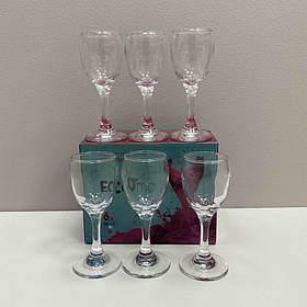 Набір чарок на ніжці 6 шт 95 мл Ecomo Lumous GB08F3988