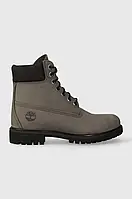 Urbanshop com ua Замшеві черевики Timberland 6in Premium Boot чоловічі колір сірий TB0A62BH0331 РОЗМІРИ