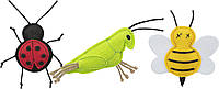 Игрушка Trixie Insects насекомые, для кошек, фетр, 11 см