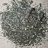 Пігмент металік пудра алюмінієва обезпилена срібло MES (060) 1 кг, фото 3