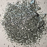Пігмент металік пудра алюмінієва обезпилена срібло MES (060) 1 кг, фото 6