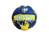 Мяч футбольный "Бразилия" размер №5 ручной шов PU